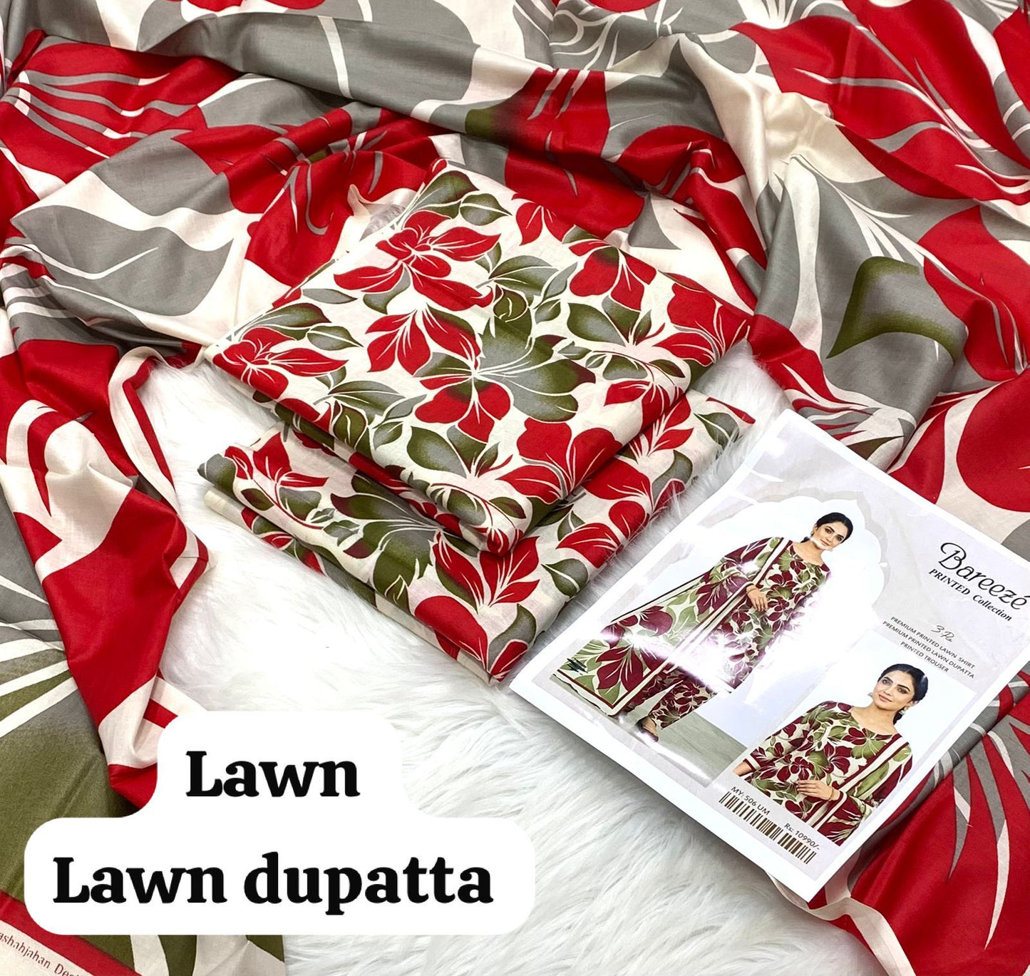 Maria B Lawn 3PC Printed Suit