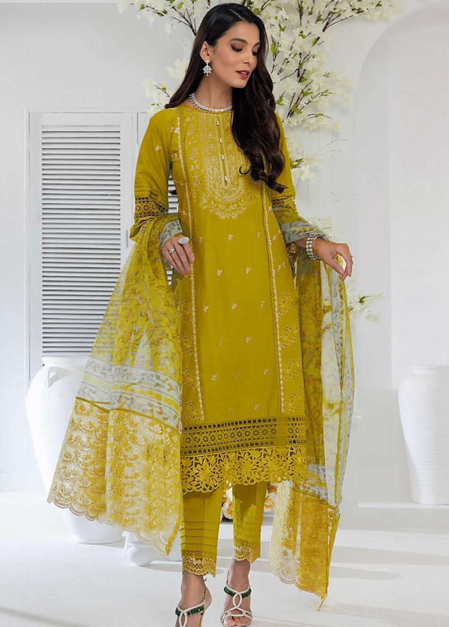 Maria B Embroidered 3 Piece Lawn Cotton Suit – Summer Collection