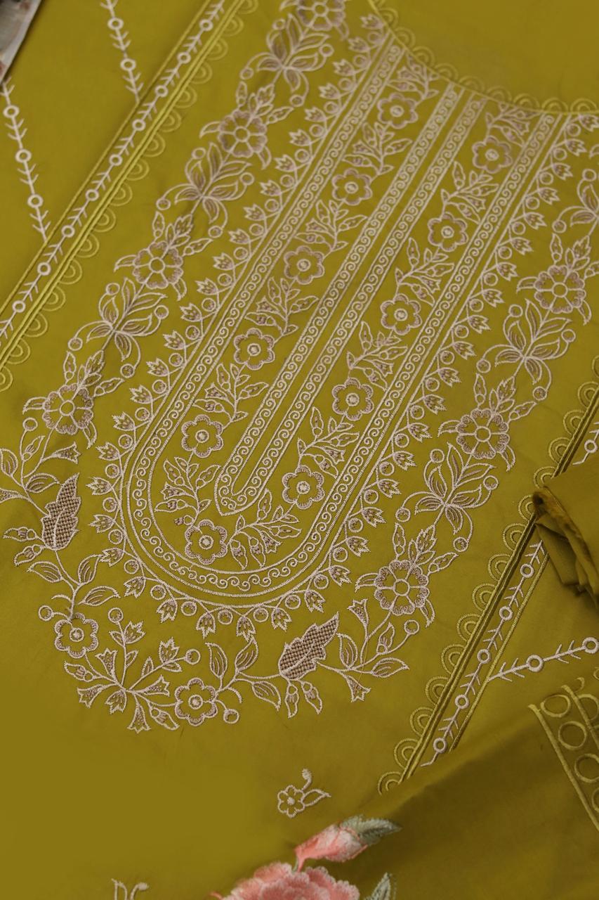 Maria B Embroidered 3 Piece Lawn Cotton Suit – Summer Collection