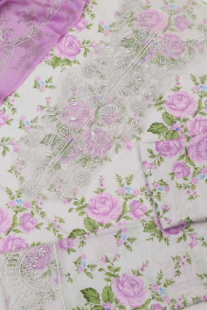 Zaib Embroidered 3 Piece Lawn Suit – Summer Collection 2026