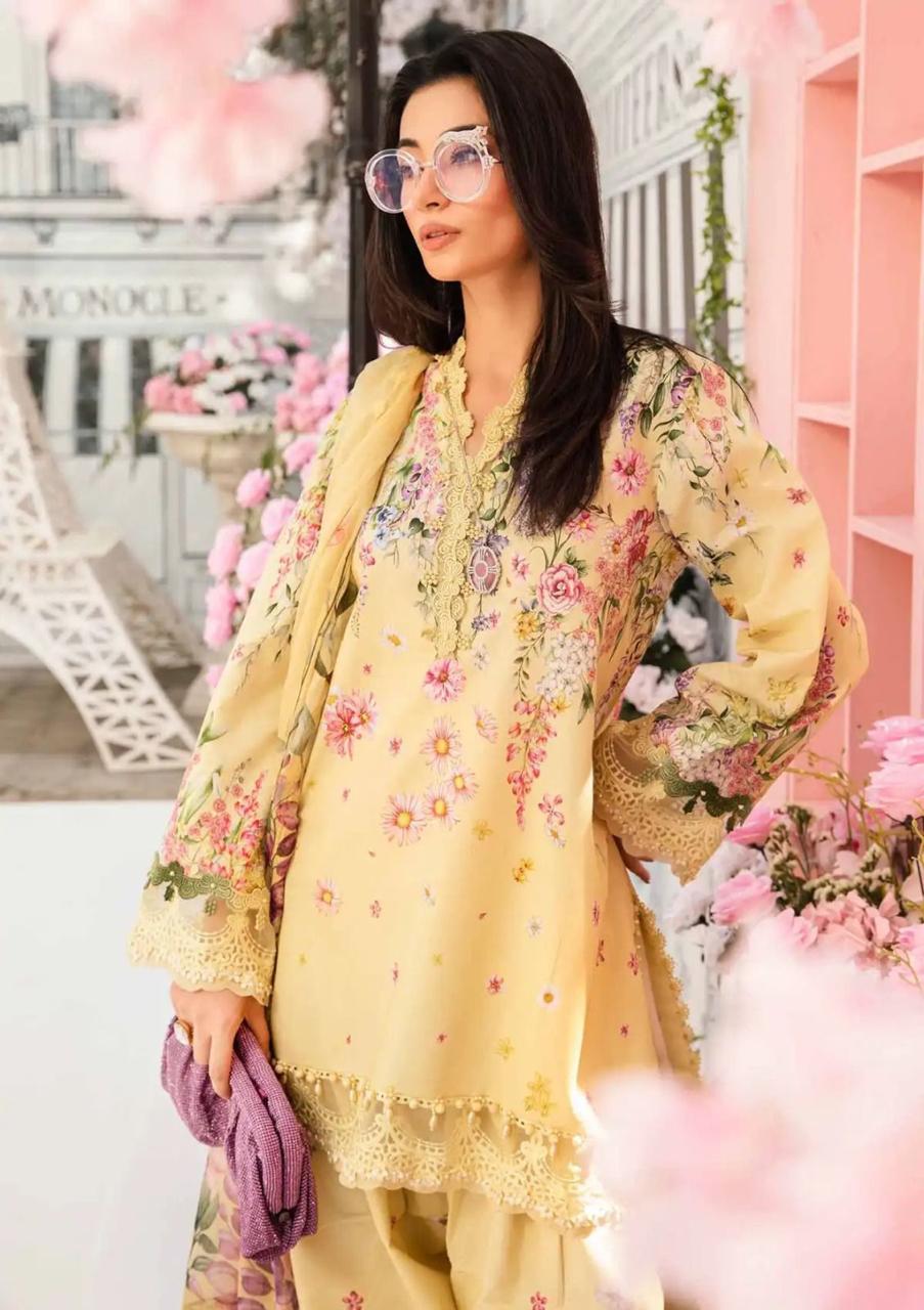 Embroidered 3 Piece Lawn Suit – Summer Collection 2026