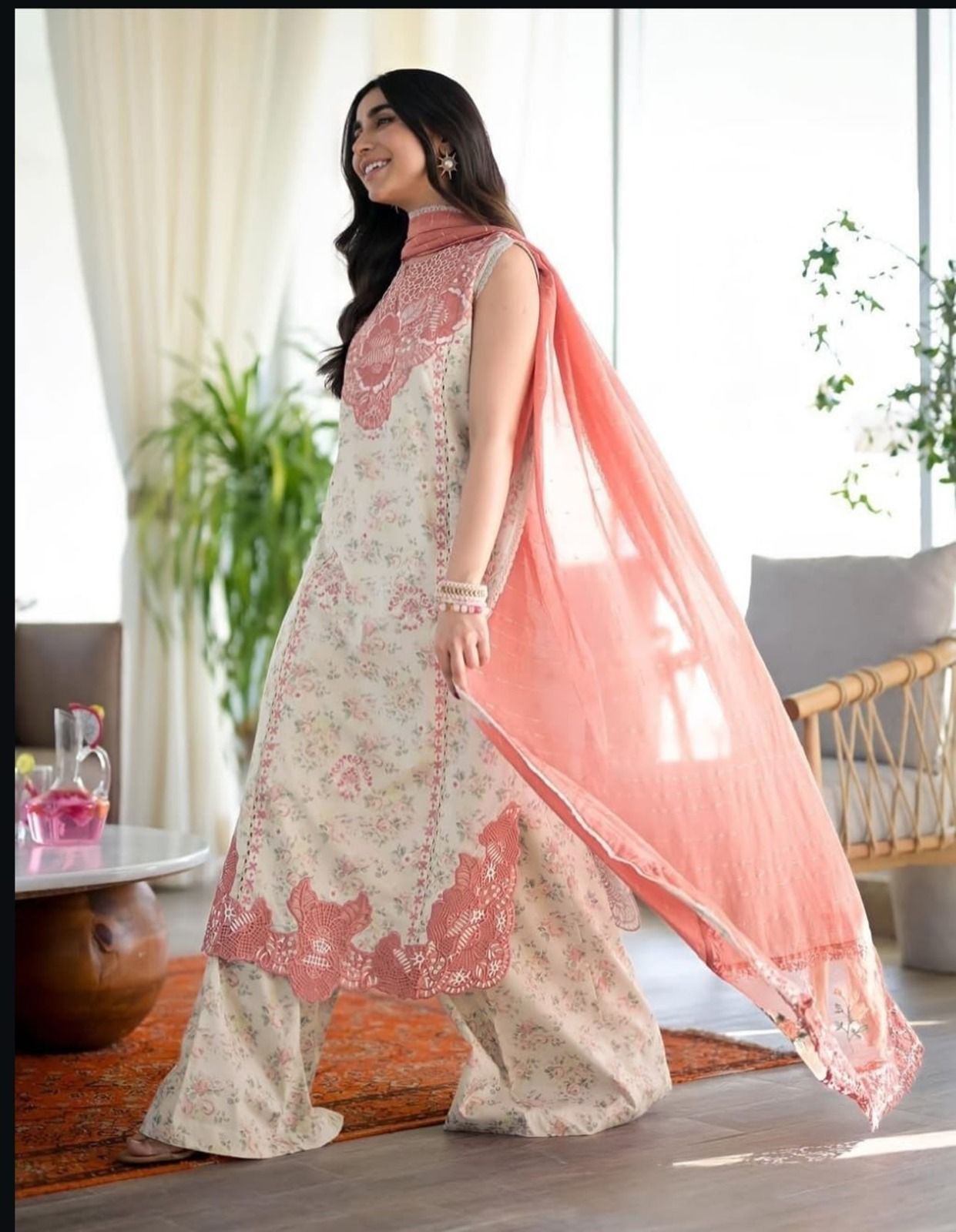 Zaib Embroidered 3 Piece Lawn Suit – Summer Collection 2026