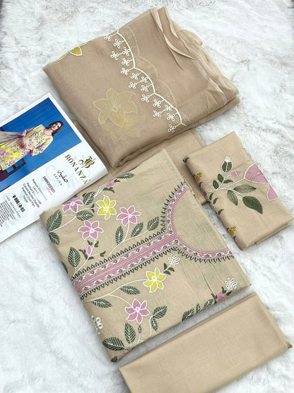 Bonanza Satrangi Embroidered 3 Piece Pure Lawn Suit – Summer Collection