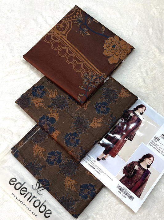 Abeera Printed 3 Piece Digital Lawn Suit – Summer Collection