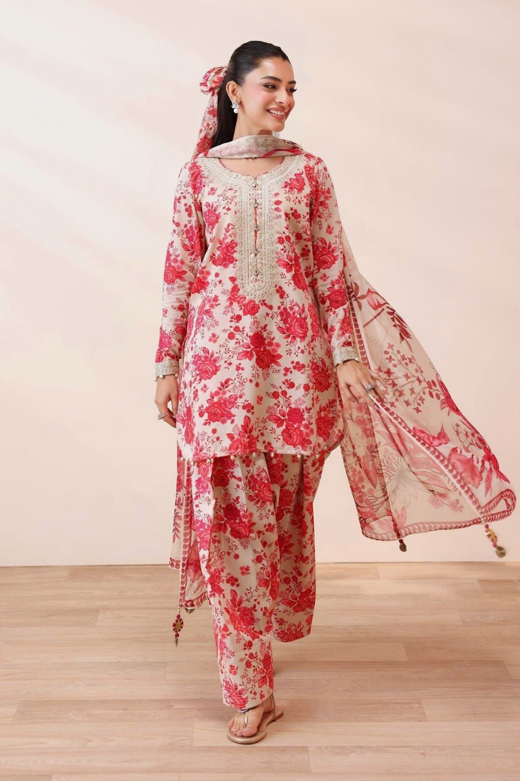 Embroidered 3 Piece Lawn Suit | Summer Collection 2026 | Premium Lawn Dress For Women