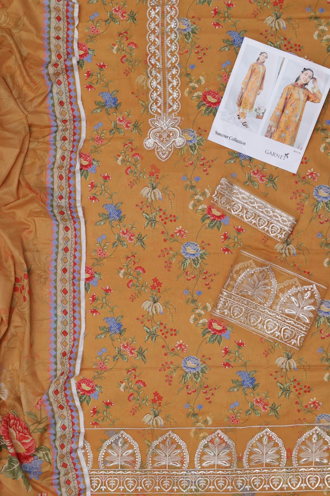 Embroidered 3 Piece Lawn Suit | Summer Collection 2026 | Premium Lawn Dress For Women