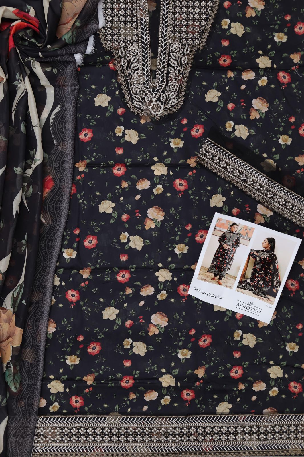 Embroidered 3 Piece Lawn Suit | Summer Collection 2026 | Premium Lawn Dress For Women