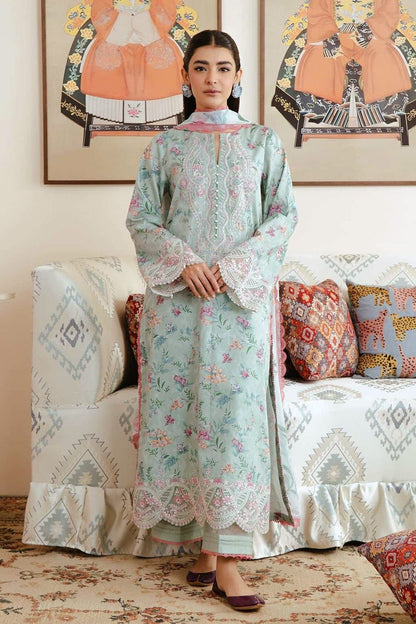Embroidered 3 Piece Lawn Suit | Summer Collection 2026 | Premium Lawn Dress For Women
