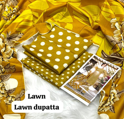 Maria B Lawn 3PC Printed Suit