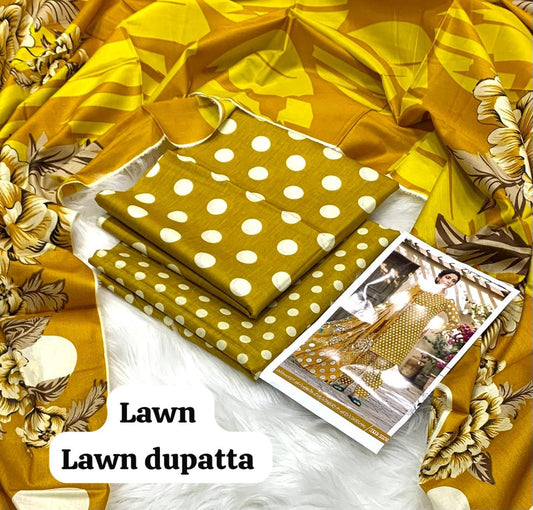 Maria B Lawn 3PC Printed Suit