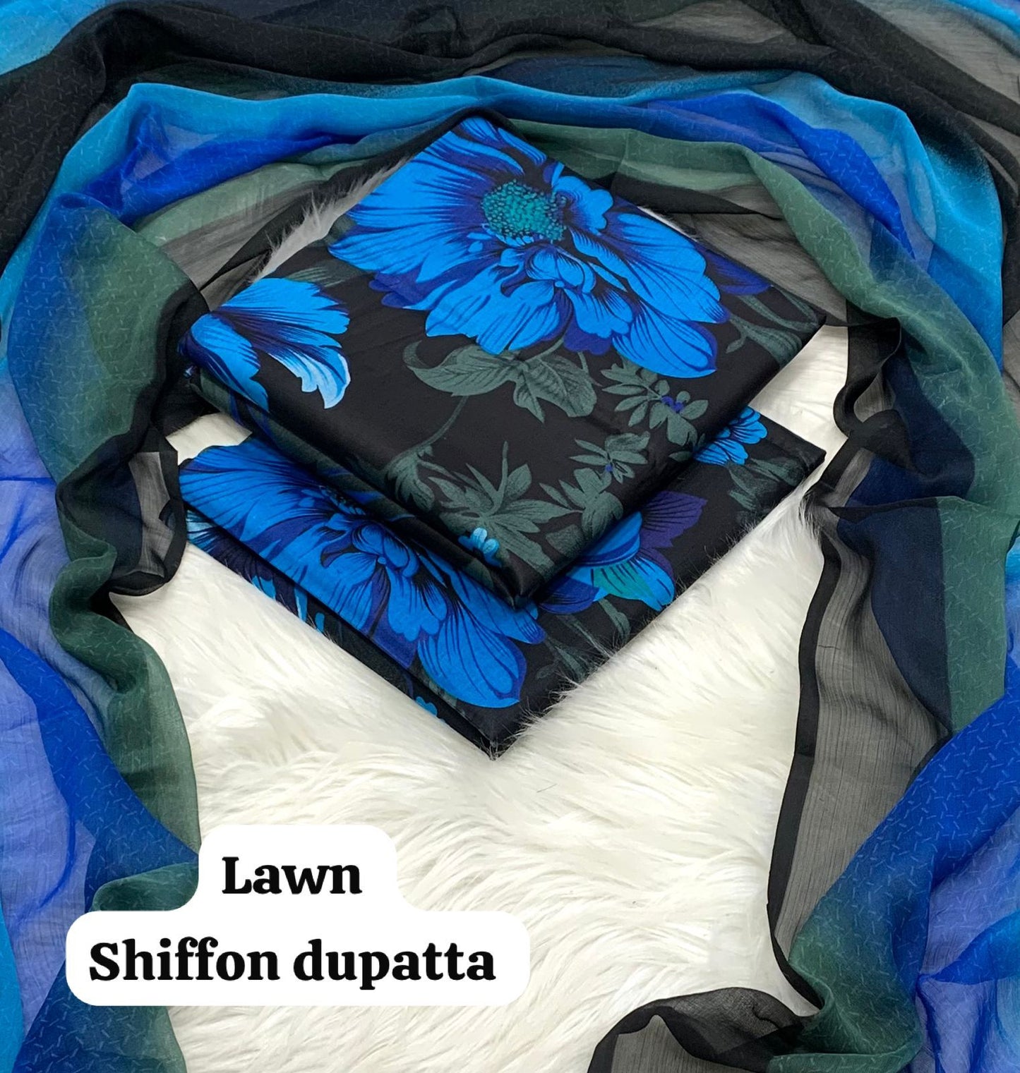 Maria B Lawn 3PC Printed Suit