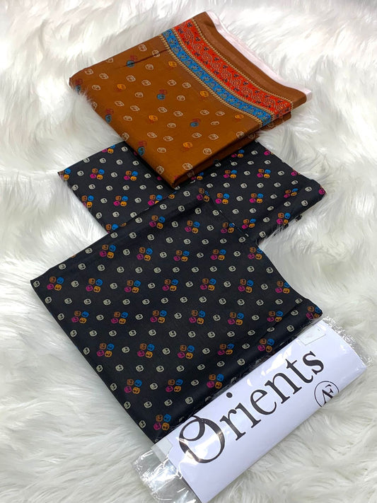 Orient’s Brand Lawn 3 Piece Suit with Voil Lawn Dupatta