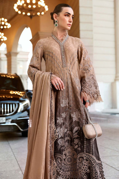 Maria B Luxury Lawn Collection 2026 Heavy Embroidered 3PC Suit