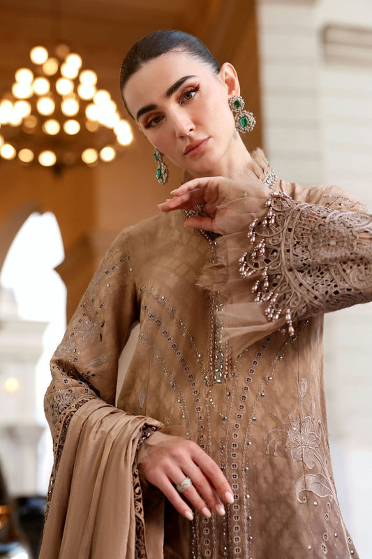 Maria B Luxury Lawn Collection 2026 Heavy Embroidered 3PC Suit
