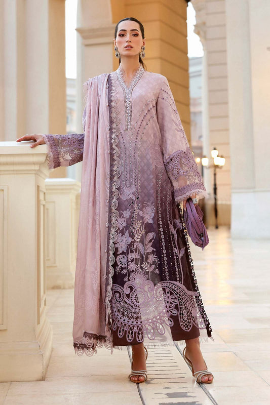 Maria B Luxury Lawn Collection 2026 Heavy Embroidered 3PC Suit