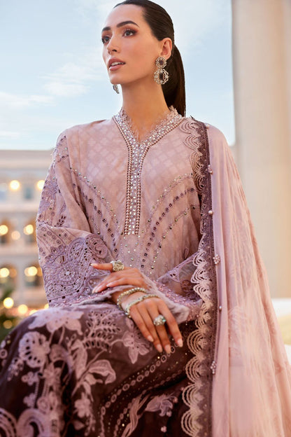 Maria B Luxury Lawn Collection 2026 Heavy Embroidered 3PC Suit
