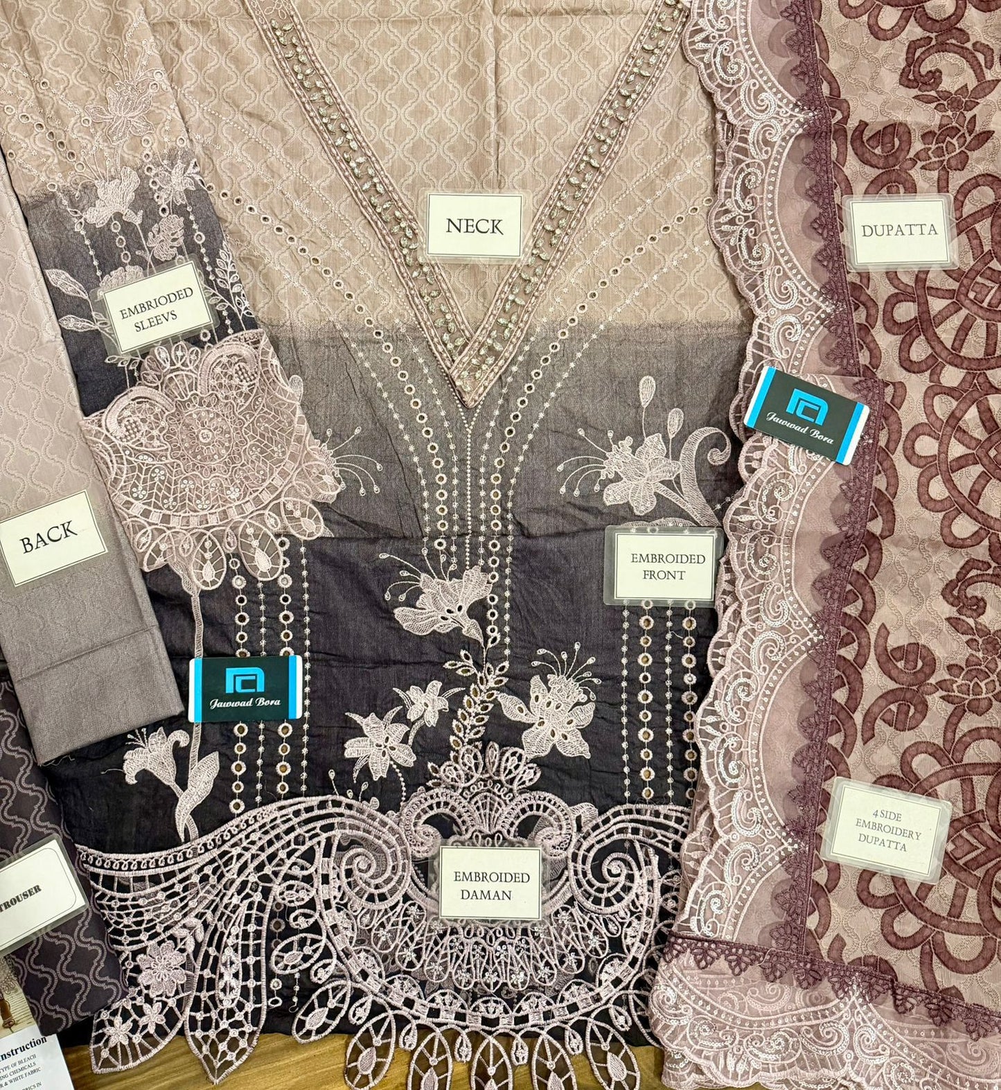 Maria B Luxury Lawn Collection 2026 Heavy Embroidered 3PC Suit