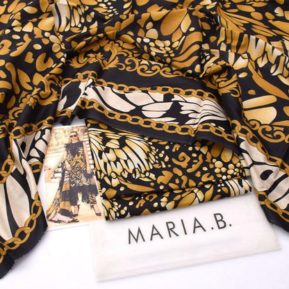 Maria B MP-1AB Chikankari Lawn 3PC Suit with Chiffon Dupatta