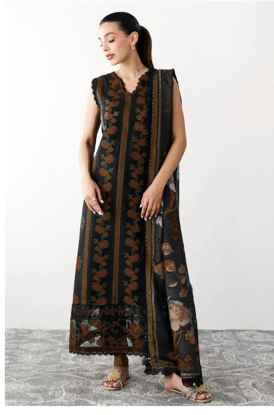 Maria B Heavy Embroidered Lawn 3PC Suit with Swiss Voil Dupatta