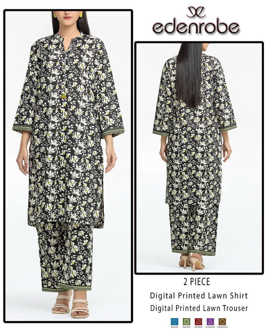 Premium Digital Printed Lawn 2PC Suit for Women