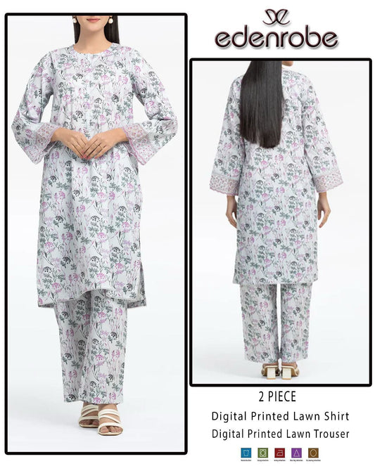 Premium Digital Printed Lawn 2PC Suit for Women