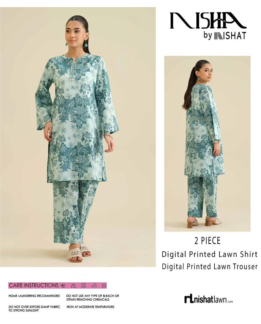 Premium Digital Printed Lawn 2PC Suit for Women