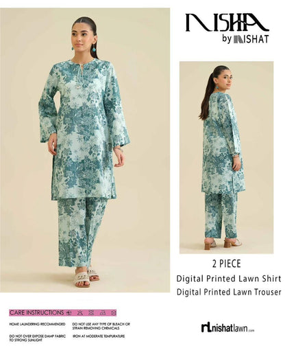 Premium Digital Printed Lawn 2PC Suit for Women