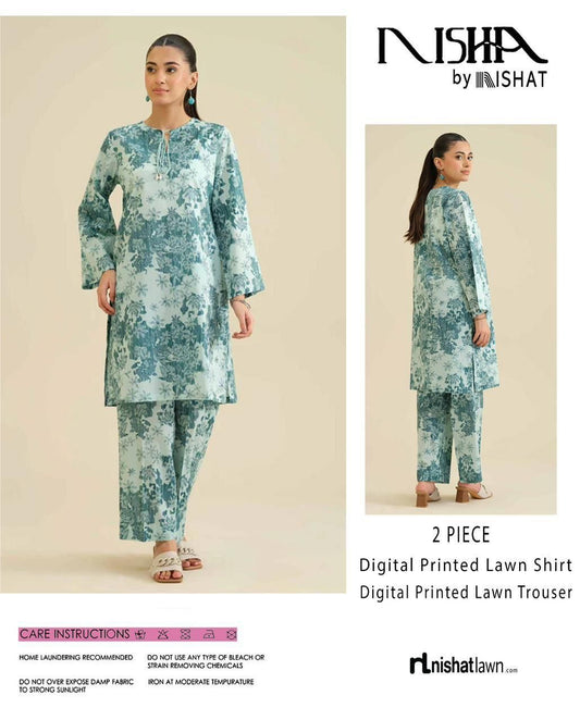 Premium Digital Printed Lawn 2PC Suit for Women
