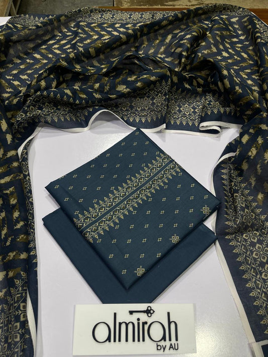 2026 Print Lawn Collection 3 Piece Suit | Printed Lawn Shirt With Voile Dupatta & Dyed Trouser